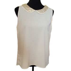 Promod high low collard tank champagne. M/L